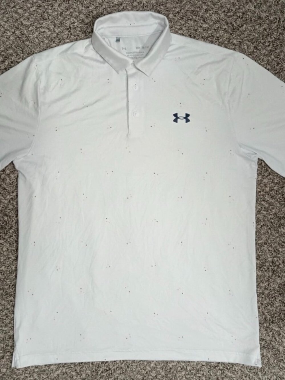 UNDER ARMOUR The Playoff Polo Shirt Men's M Performance Golf Stretch Wicking